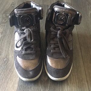 Micheal Kors hightop wedge